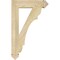 Ekena Millwork Olympic Arts & Crafts Rough Sawn Bracket, Douglas Fir, 4"W x 20"D x 32"H BKT04X20X32OLY03RDF - alternate 4